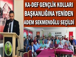 KA-DEF GENÇLİK KOLLARI BAŞKANINI SEÇTİ