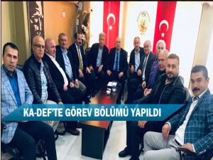 KA-DEF'TE GÖREV DAĞILIMI GERÇEKLEŞTİ