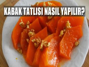 KABAK TATLISI NASIL YAPILIR?