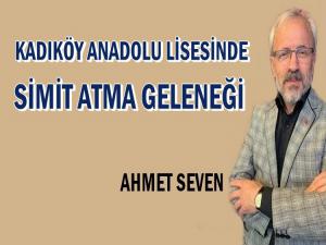 KADIKÖY ANADOLU LİSESİNDE SİMİT ATMA GELENEĞİ