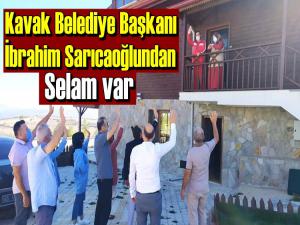 KAVAK AK PARTİ İLÇE TEŞKİLATINDAN SARICAOĞLU'NA ZİYARET