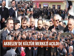 KAVAK-AKBELEN MAHALLESİNE KÜLTÜR MERKEZİ AÇILDI