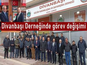 Kavak Divanbaşı Köyü Derneğinde görev değişimi 