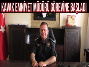 KAVAK EMNİYET MÜDÜRÜ AHMET YÖNTEM GÖREVİNE BAŞLADI