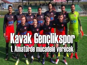 KAVAK GENÇLİKSPOR 1. AMATÖR'DE MÜCADELE EDECEK