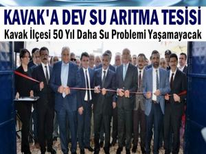 Kavak İlçesi 50 Yıl Daha Su Problemi Yaşamayacak