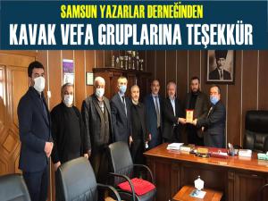 KAVAK MÜFTÜLÜĞÜ VEFA GRUPLARINA TEŞEKKÜR 