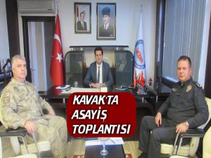 KAVAK'TA ASAYİŞ VE BİLGİLENDİRME TOPLANTISI