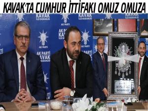 KAVAK'TA CUMHUR İTTİFAKINDA AK PARTİ MHP KOL KOLA 