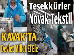 KAVAK'TA DEVLET MİLLET EL ELE 