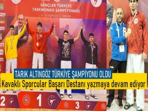 Kavaklı Sporcu Tarık Altıngöz Türkiye Şampiyonu oldu