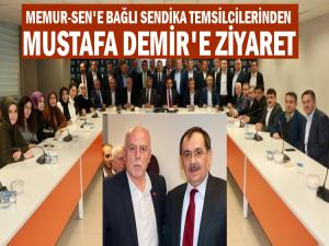 MEMUR SEN'DEN MUSTAFA DEMİR'E ZİYARET