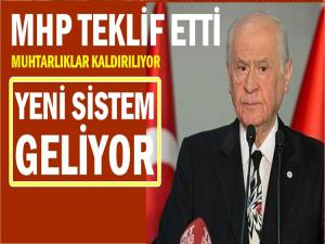 MHP TEKLİF ETTİ YENİ SEÇİM SİSTEMİ GELİYOR