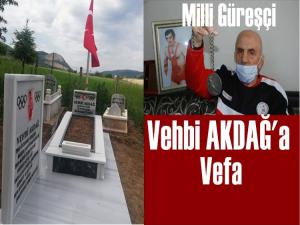 Milli Güreşçi Vehbi Akdağ'a vefa