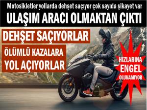 MOTOSİKLETLER ULAŞIM ARACI OLMAKTAN ÇIKIYOR MU?