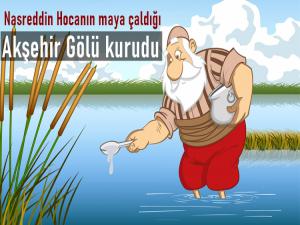 Nasrettin Hocanın maya çaldığı Akşehir Gölü tamamen kurudu