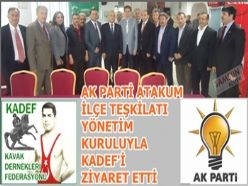  Ak Parti Atakum İlçe Teşkilatından KADEF ziyareti