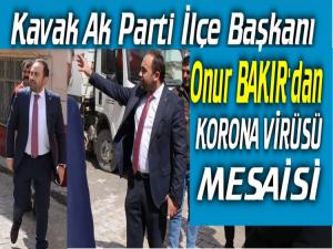 ONUR BAKIR'DAN KAVAK'TA KORONA MESAİSİ