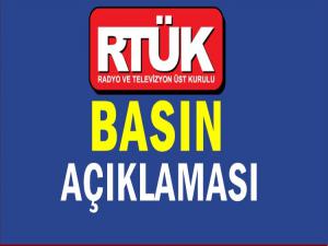 RTÜK O YAYINLARLA İLGİLİ BASIN AÇIKLAMASI YAPTI