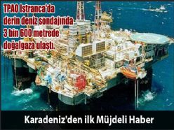 KARADENİZDE DOĞALGAZ BULUNDU