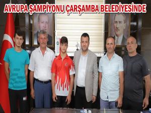 ŞAMPİYON'DAN ÇARŞAMBA BELEDİYE BAŞKANINA ZİYARET