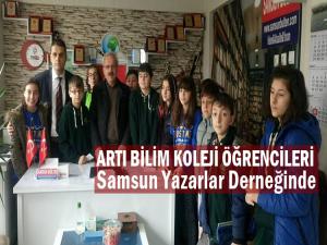 Samsun Artı Bilim Kolejinden Yazarlar Derneğine Ziyaret