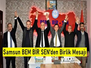  Samsun BEM-BİR-SENden Birlik Mesajı