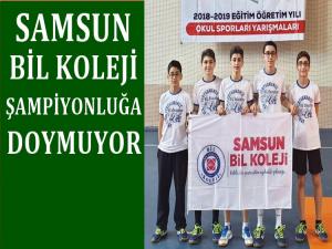 SAMSUN BİL KOLEJİ YİNE ŞAMPİYON OLDU