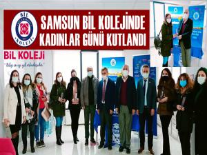 SAMSUN BİL KOLEJİNDE DÜNYA KADINLAR GÜNÜ KUTLANDI 