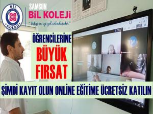 SAMSUN BİL KOLEJİNDEN ÖĞRENCİLER İÇİN BİR FIRSAT DAHA