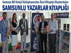 SAMSUN BİL KOLEJİNE SAMSUNLU YAZARLAR KİTAPLIĞI 