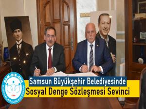 Samsun Büyükşehir Belediyesinde SDS Sevinci