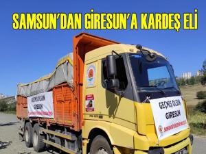 SAMSUN'DAN GİRESUN'A KARDEŞ ELİ