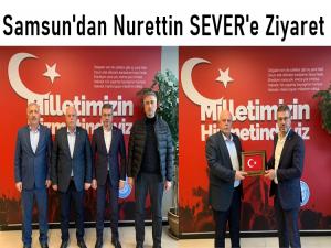 Samsun Memur Sen'den Nurettin Sever'e Ziyaret 