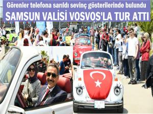 SAMSUN VALİSİ OSMAN KAYMAK VOSVOSLA TUR ATTI