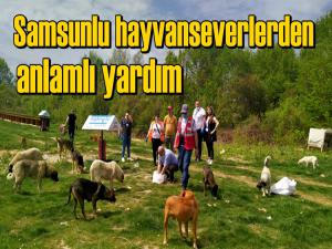 SAMSUNLU HAYVANSEVERLER CAN DOSTLARA GİTTİLER