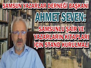 SAMSUNLU YAZARLAR İÇİN KİTAP STANDI KURULSUN