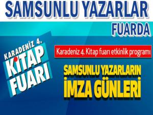 SAMSUNLU YAZARLAR KİTAP FUARINDA