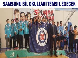 SAMSUNU BİL OKULLARI TEMSİL EDECEK