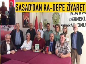 SASAD'IN KA-DEF'İ ZİYARETİNDE KİTAPLI MESAJ 