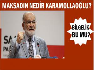 MAKSADIN  NEDİR TEMEL KARAMOLLAOĞLU? 