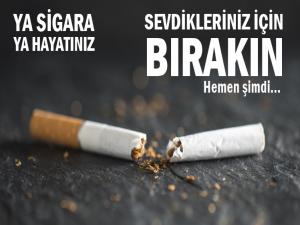 SİGARAYI HEMEN ŞİMDİ BIRAKIYORUZ