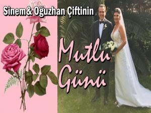 SİNEM & OĞUZHAN ÇAMAŞ ÇİFTİNİN MUTLU GÜNÜ