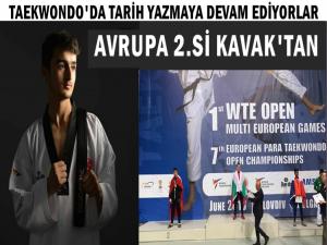 TAEKWONDO'DA SAMSUNA AVRUPA 2.LİĞİNİ GETİRDİ