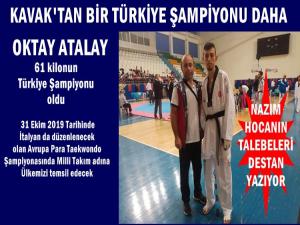 TAEKWONDO TÜRKİYE ŞAMPİYONU KAVAK'TAN ÇIKTI