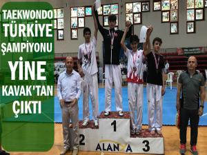 KAVAKLI SPORCU TAEKWONDO TÜRKİYE ŞAMPİYONU OLDU