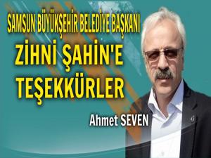 TEŞEKKÜRLER ZİHNİ ŞAHİN BAŞKANIM