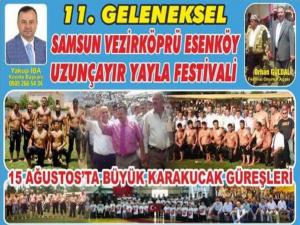 VEZİRKÖPRÜ ESENKÖY UZUNÇAYIR YAYLA FESTİVALİNE HAZIR