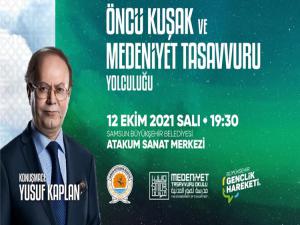 Yazar Yusuf Kaplan Samsun'da Konferans Verecek