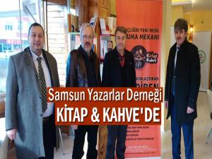 YAZARLARDAN KİTAP KAHVE ZİYARETİ 